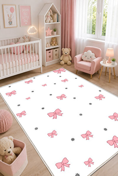 STY Home Kurdele Çocuk Oyun Halısı Kaymaz Makinede Yıkanabilir Eğitici Bebek ...