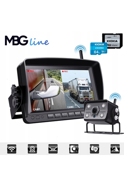 NO BRAND Cameră de marșarier MBG LINE SNR-X77+607T1