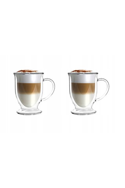 NO BRAND SET CANA TERMICĂ DIN STICLĂ CAFEA LATTE CEAI CAPPUCINO 250