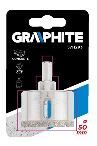 graphite 57H293 Burghiu cu vârf diamantat pentru gresie 50mm
