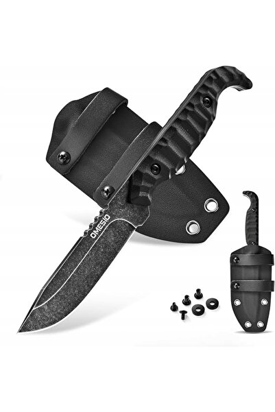 NO BRAND CUȚIT DE SUPRĂVIEȚUIRE M FT01 LAMĂ FULL TANG 9CM KYDEX NEGRU LAMĂ DE...