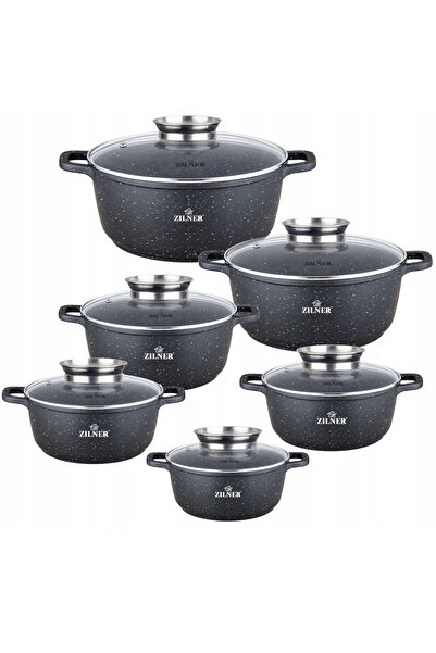 NO BRAND Set de oale zilner PREMIUM aluminiu 12 piese.