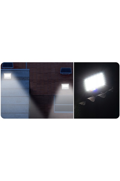 NO BRAND Proiector LED solar de 60W IP67 pentru grădină și garaj
