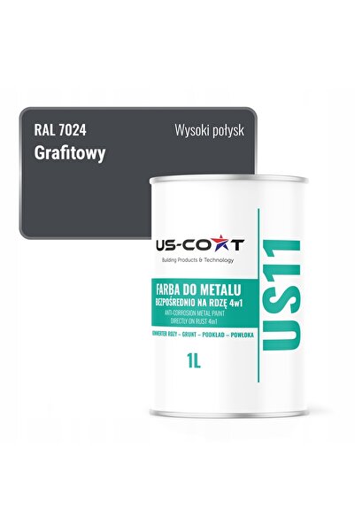 NO BRAND VOPSEA ANTICOROZIVĂ PENTRU METAL, DE PROTECȚIE, 1 L, GRAPIT RAL 7024...