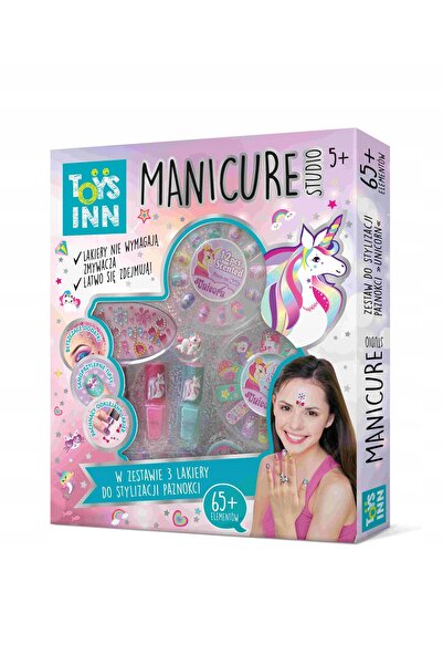 Stnux Set de manichiură pentru copii, autocolante pentru unghii, unghiere