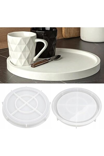Forma Formă rotundă din silicon de 20.5 cm cu margini pentru modelare și crea...
