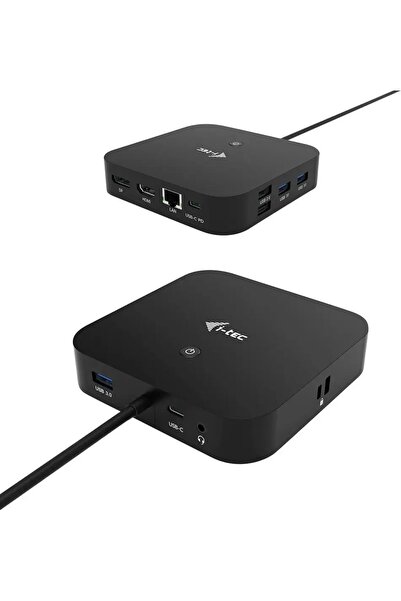 i-Tech Gear i-tec Stație de andocare USB-C cu afișaj dual HDMI DP LAN AUDIO P...