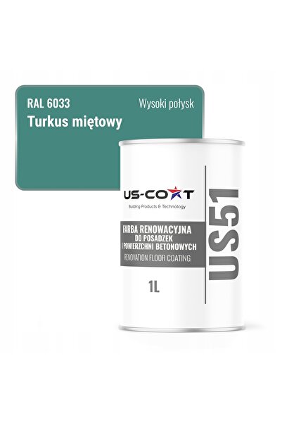 NO BRAND Vopsea pentru renovarea pardoselilor de beton din garaje, turcoaz me...