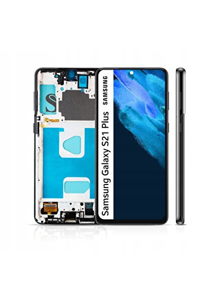 NO BRAND Ecran cu ramă pentru Galaxy S21+ Panou LCD Incell Negru Phantom