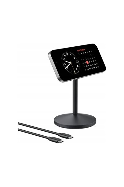 NO BRAND Încărcător cu inducție ANKER MagGo Stand 15W Negru Qi2 MagSafe