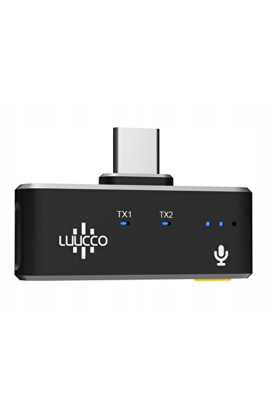 NO BRAND Microfon wireless mini HD 100m, microfon lavalieră pentru telefon US...
