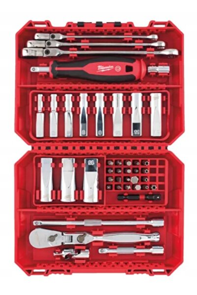 Milwaukee Set de chei tubulare de 1/4 inch cu clichet și biți (42 piese) 4932...