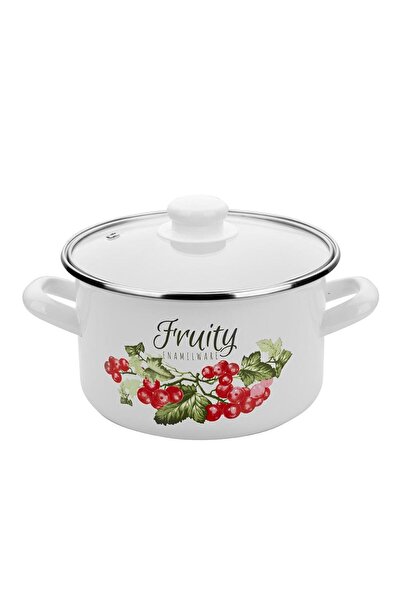 NO BRAND OALĂ EMAILATĂ Tradițională Simplă Kalina Email Polonez 20cm 3.7L