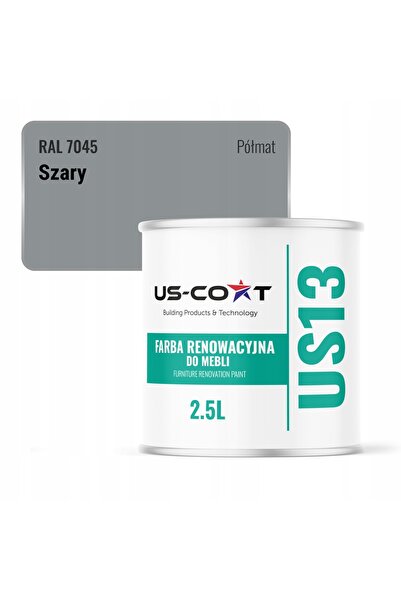 NO BRAND Vopsea pentru fațada dulapului de bucătărie gri RAL 7045 semi-mat 2,5L