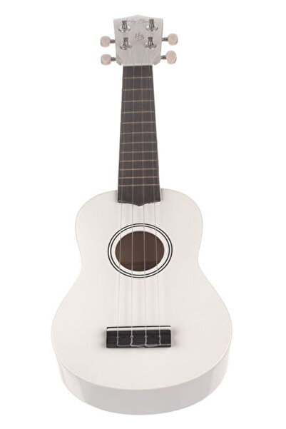 NO BRAND Harley Benton UK-12 Ukulele Soprano Alb + Husă Albă