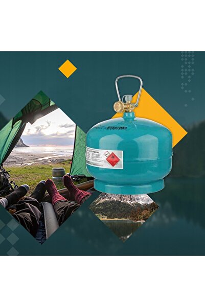 NO BRAND Lampă de camping pe gaz pentru butelie de gaz