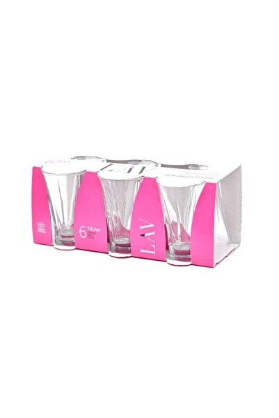 LAV 6-Piece Glass Tea Cup Set