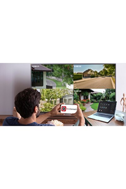 NO BRAND KIT CAMERE VIDEO DE SUPRAVEGARE 2 CAMERE IP POE DE EXTERIOR 4MP HIKV...