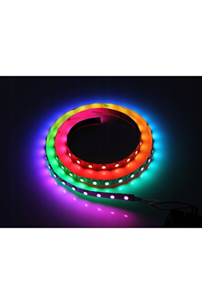 NO BRAND Bandă LED RGB IP20 SMD 300D 12V 70W Magic WS2811 adresabilă digital 5m