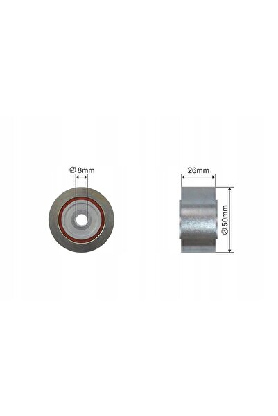 NO BRAND RNK-FT-011 NTY Rolă întinzătoare de curea pentru ambreiaj multiplu