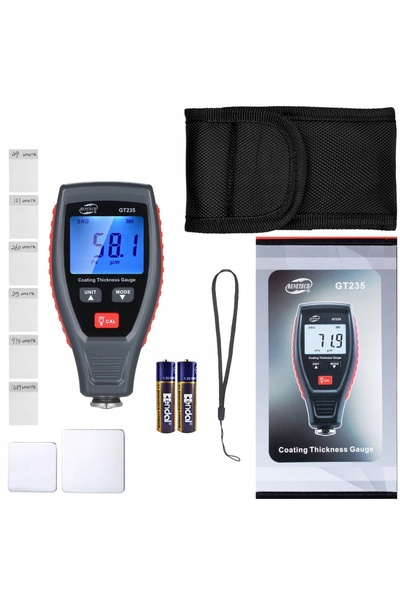NO BRAND 0,1 µm LCD Micron Contor de grosime a vopselei auto Tester de strat ...