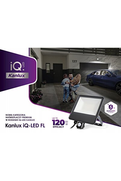 KANLUX Spot LED Ermetic Halogen 50W 6000lm Alb Neutru 4000K