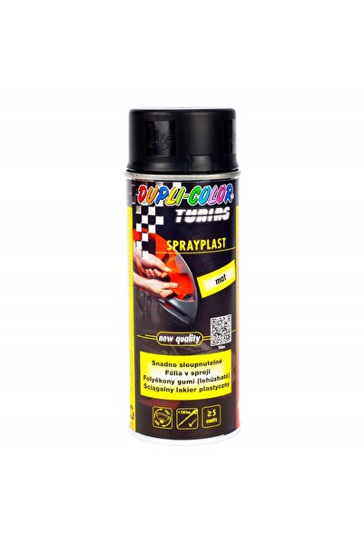 Motip Guma Folia spray negru mat 400ml + Suport pistol de pulverizare