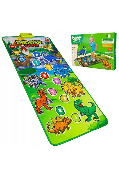 NO BRAND Covoraș muzical mare de joacă cu pian pentru copii, 8 sunete de dino...