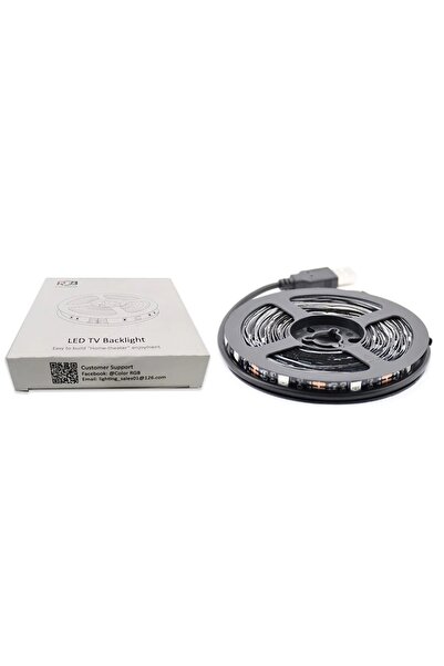 NO BRAND Bandă LED RGB de 5M USB TV/PC Telecomandă Aplicație Mobilă WiFi Prog...