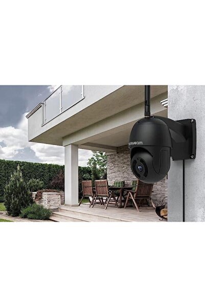 NO BRAND Cameră exterioară rotativă IP WiFi Zoom 4X 4MPx Detecție 4MP Smart HD