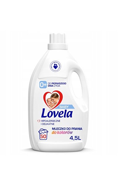 LOVELA Detergent lichid hipoalergenic pentru rufe de bebeluși, colorate, 4,5L...