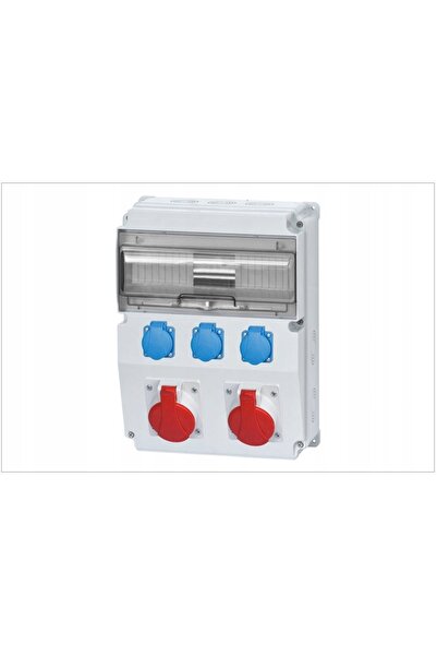 F-ELEKTRO Tablou de distribuție electrică CAJA priză 16A 5P 32A 5P 3x230V 12 ...