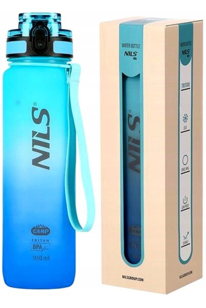 NILS CAMP Sticlă de apă pentru școală, sticlă de apă pentru copii, 950 ml, cu...