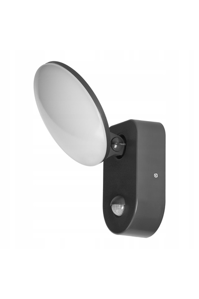 Adviti Lampă LED de exterior 15W cu senzor de mișcare, de la amurg la zori, c...