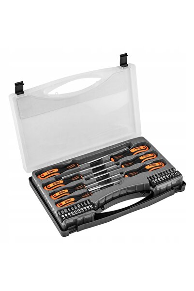 NEO Tools SET ȘURUBELNIȚE ȘI BITURI DE ȘURUBELNIȚĂ 27 PIESE NEO 04-197