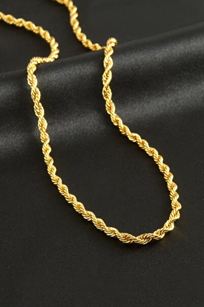 ZERO LAND Nhr-Hlss Twisted Chain Necklace (182435) 60 Cm-Yellow