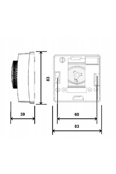 NO BRAND HERZ BELUX termostat regulator de cameră 3 F79100, kc092