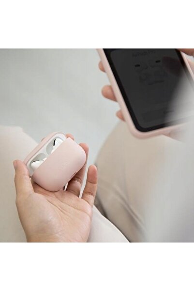NO BRAND UNIQ ETUI LINO PENTRU AIRPODS PRO, HUSĂ DE SILICON ANTIȘOC CU PROTEC...