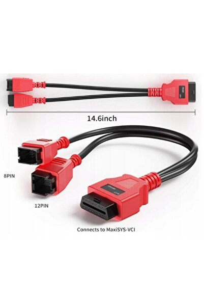 Autel Adaptor OBD2 12+8 ALFA FIAT JEEP CHRYSLER Bypass de securitate Gateway ...
