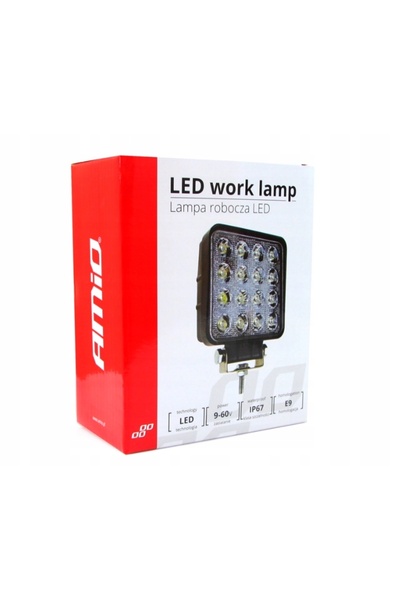 AMIO Proiector halogen 48W 16 LED-uri 4000lm 12/24V