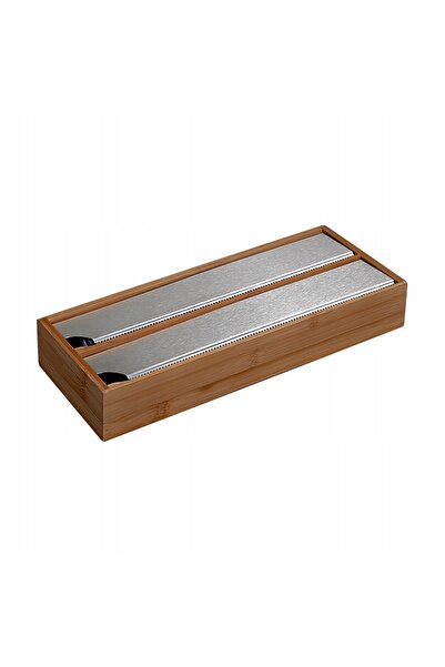 Kesper Dispenser pentru folie alimentară din plastic, pentru bucătărie, cu 2 ...