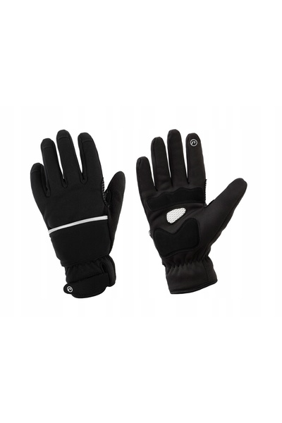 NO BRAND Accent Thermal Plus Mănuși de iarnă Negre L Windtex Piele Amara
