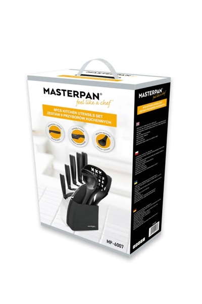 NO BRAND Set de cuțite de bucătărie Masterpan Marble Blade, 9 piese