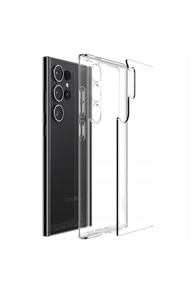 Spigen Husă ultra hibridă transparentă pentru Samsung Galaxy S24 Ultra Cristal
