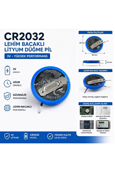 instatech Kutacell 3V CR2032HR - T41 PIN Lityum Pil 5 Adet