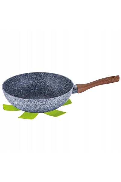 Berlinger Haus Tigaie Wok din Piatră Gri FOREST LINE 28CM