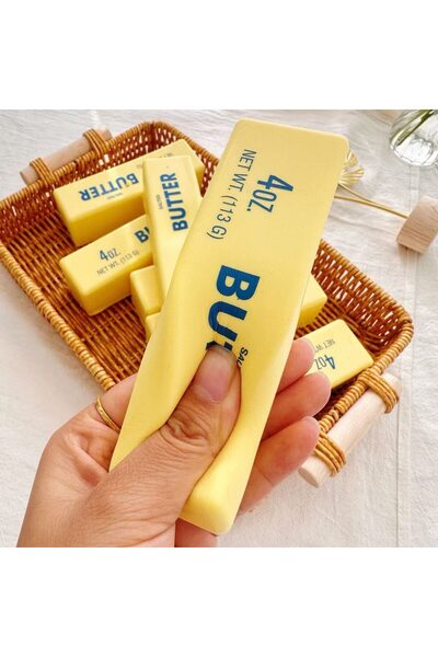 butter squishy tereyağı tasarımlı yumuşak stres oyuncağı