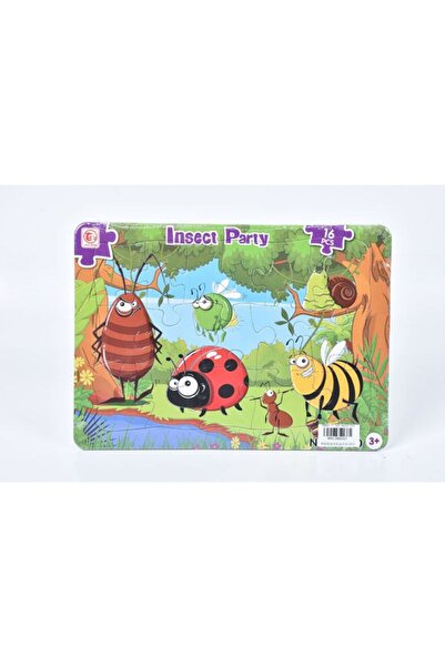 CasaDesteapta.ro Puzzle 16pcs 88290, carton Insecte contine piese ilustreaza ...