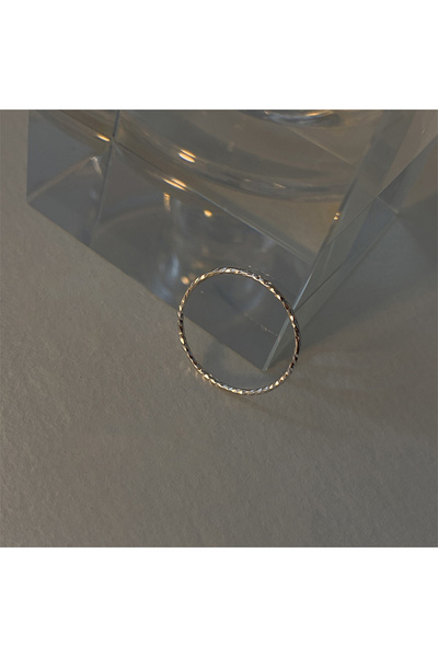 Choice1 8 silvery 925 Sterling Silver Simple and Versatile Plain Ring Foldabl...