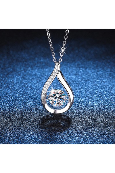 Choice 45cm white VVS1 D Color Moissanite Necklace For Women Fine Jewelry wit...
